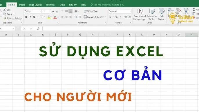 Khám Phá Giao Diện Excel: Bước Đầu Làm Quen