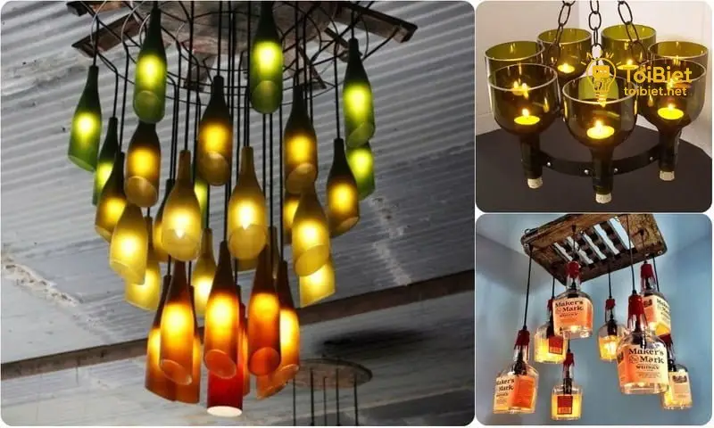 Biến Lọ Thủy Tinh Thành Đèn Trang Trí Sáng Tạo 10 bien lo thuy tinh thanh den trang tri 6949458b8bced