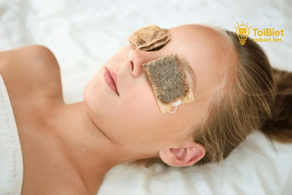 Túi lọc trà tự nhiên và hiệu quả để giảm quầng thâm mắt Túi lọc trà tự nhiên và hiệu quả để giảm quầng thâm mắt