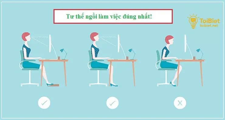 Hướng Dẫn Chi Tiết Tư Thế Ngồi Làm Việc Đúng Cách Hướng Dẫn Chi Tiết Tư Thế Ngồi Làm Việc Đúng Cách